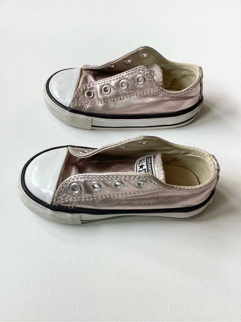 Converse Metallic Rose Gold Sneakers